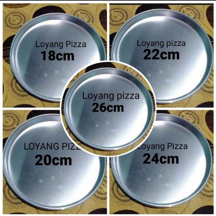 Cetakan Pizza / Loyang Pizza Ukuran Pan Pizza 18 Pan Pizza 20 Pan Pizza 22 Pan Pizza 24 Pan Pizza 26