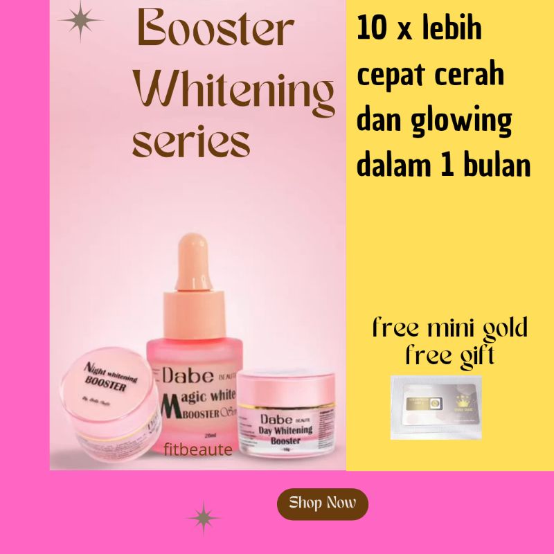 (Ready Stok) Skincare Beauty Original Booster Whitening BPOM Dabe Beaute