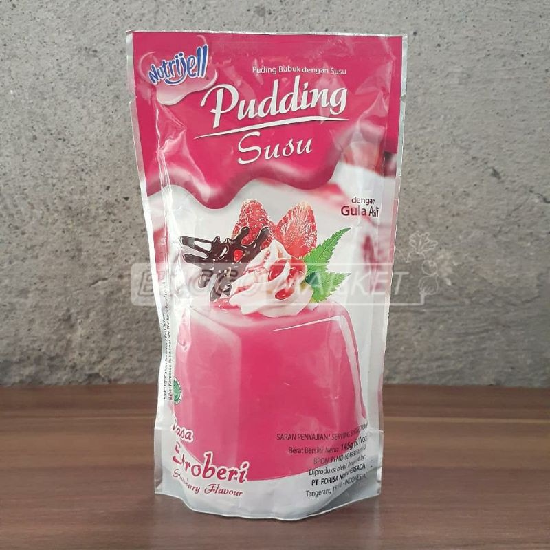 

Nutrijell / Pudding Susu Bubuk / Rasa Strawberry / 145g