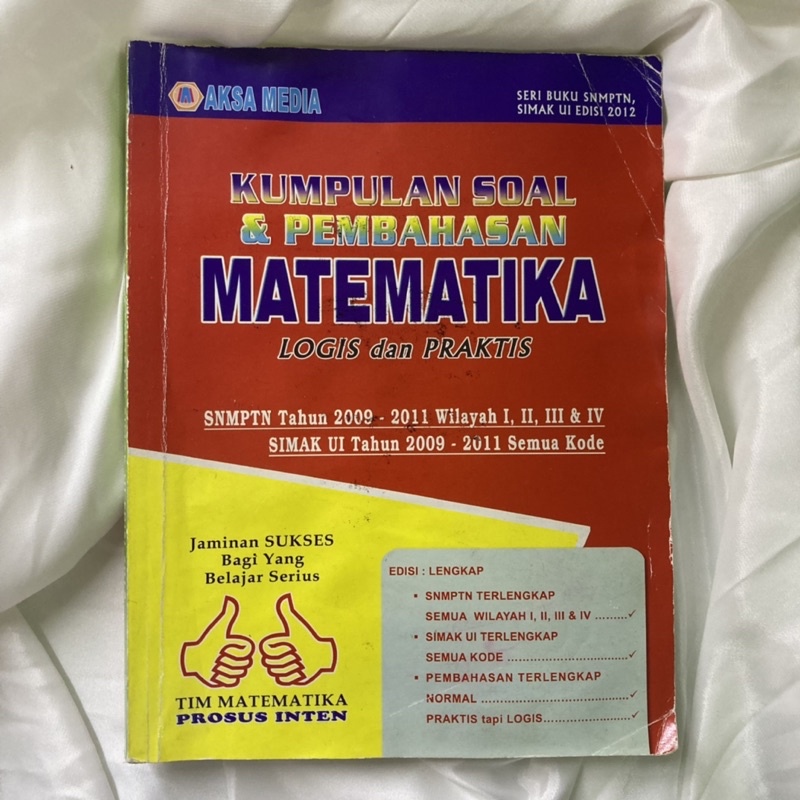 

[Preloved] Kumpulan Soal & Pembahasan MTK