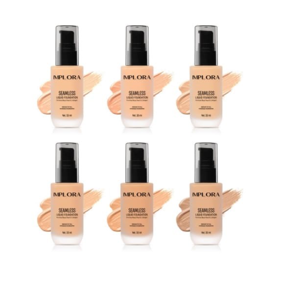 [Per Pc] Implora Seamless Liquid Foundation Original BPOM