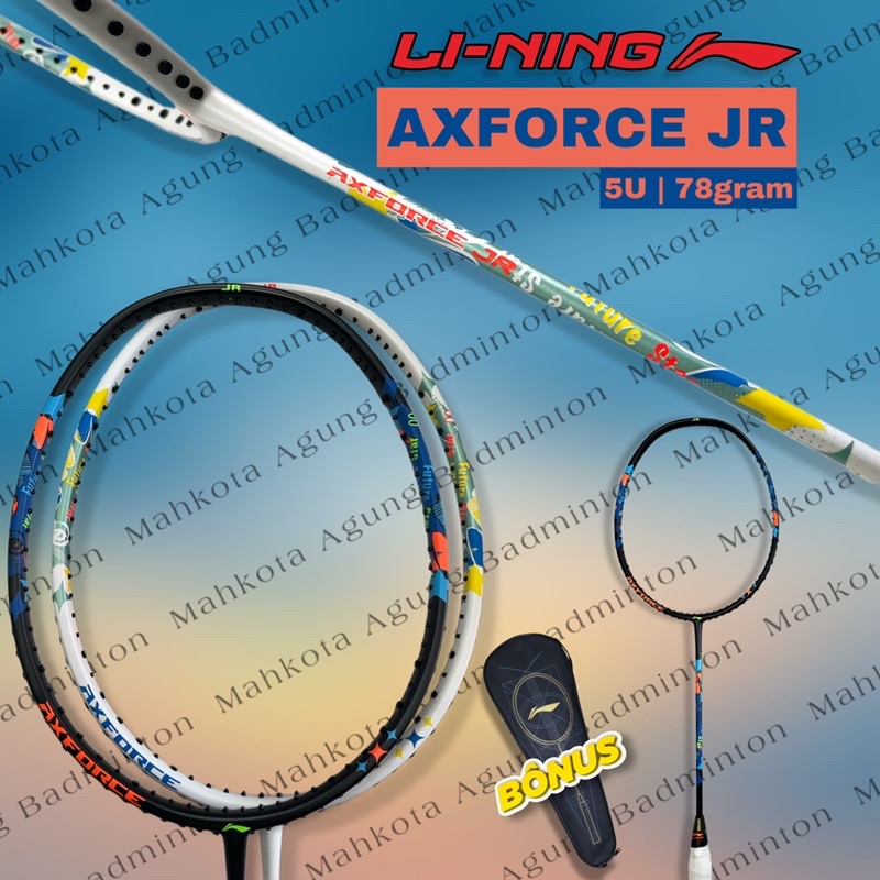 raket badminton bulutangkis lining li ning axforce jr AxforceJR Junior 5U Original