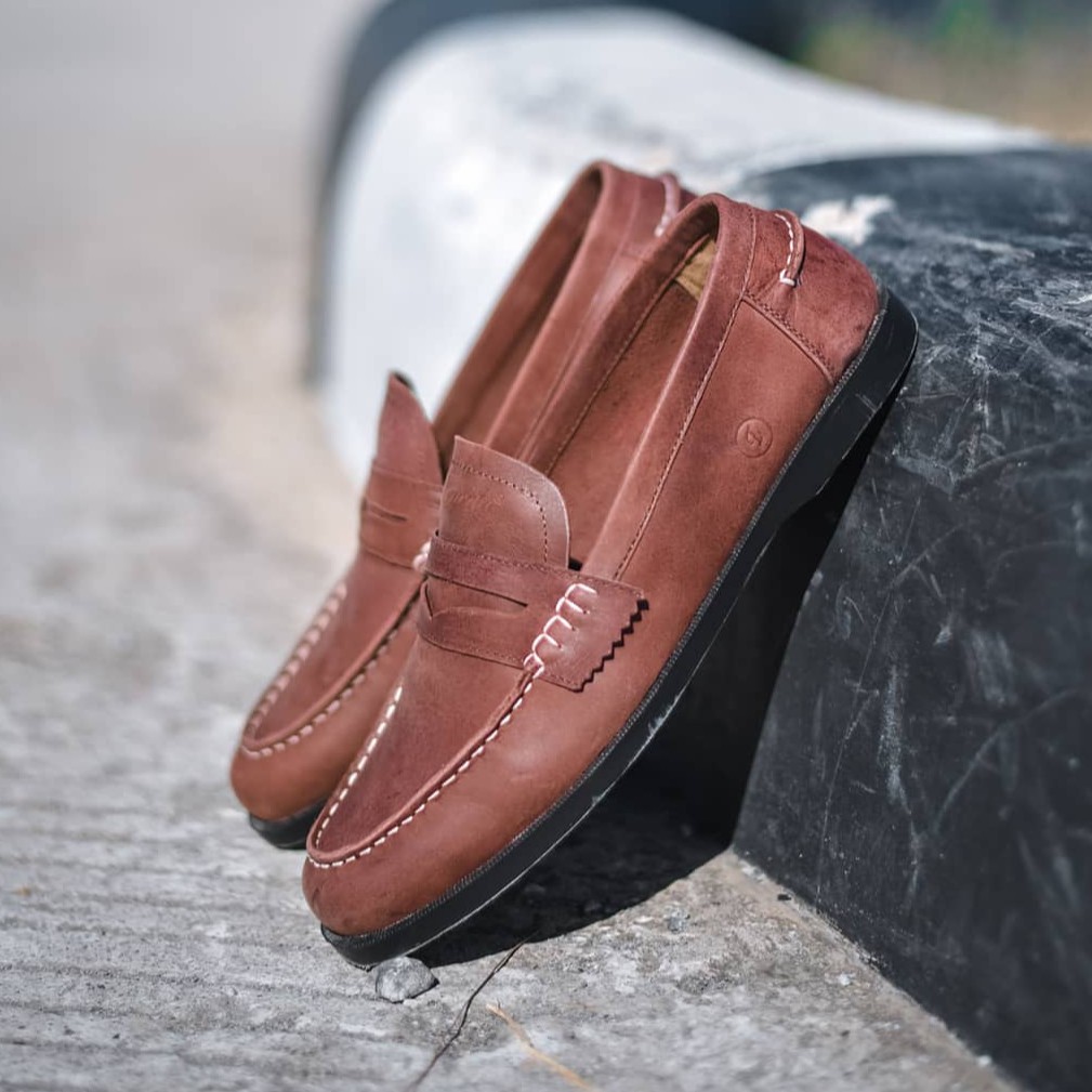 GUSTAVO |MNM x Zapato| KULIT ASLI PREMIUM Sepatu Sneakers Pria Slip On