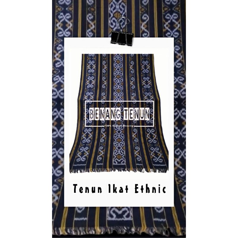 Tenun Ikat Etnuk Tradisional Asli Jepara | 100% Kain Tenun Ikat Asli