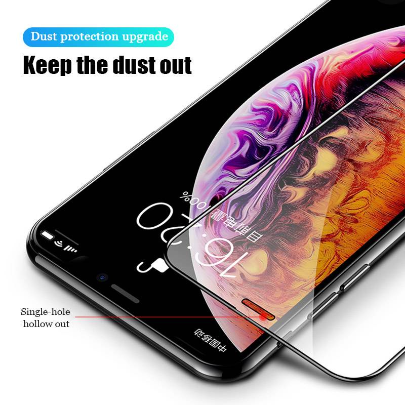 1pc Pelindung Layar Tempered Glass Full Cover Untuk Iphone 13 Pro Max Mini 13pro Max