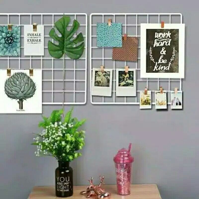 GRID WALL WIRE GRID PUTIH 35*35 CM