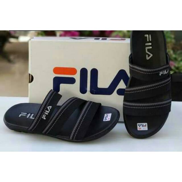Sandal slop fila cowok