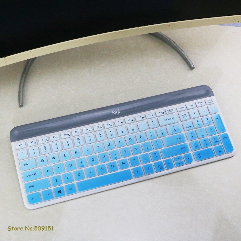 Cover Pelindung keyboard Wireless Logitech MK470 K580 Slim Bahan Silikon Anti Debu