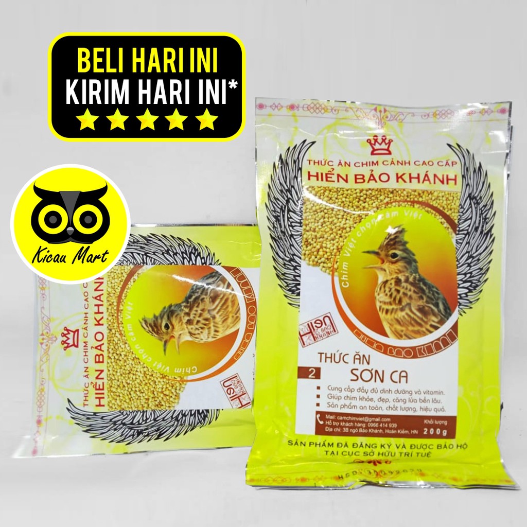 PAKAN IMPORT HBK HIEN BAO KHANH SON CA MAKANAN VOER PUR BURUNG BRANJANGAN PLECI WAMBEY MURAI SONCA