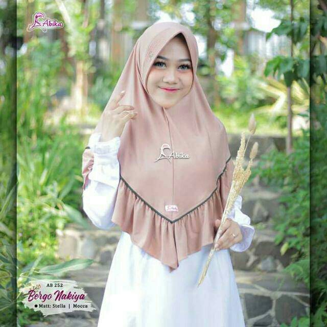 'READY STOK'  bergo Nakiya by ABIKA