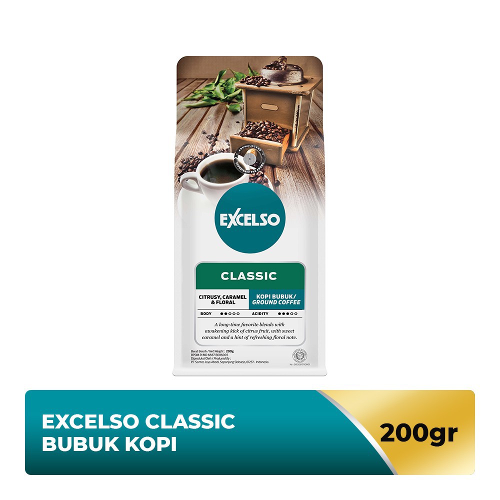 

Excelso The Classic Coffee 200 Gram - Ground Bubuk