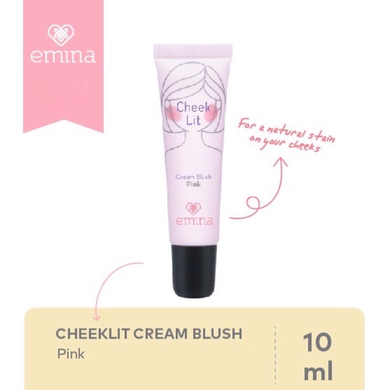 Emina Cheek Lit Cream Blush 10 ml Pink/Peach