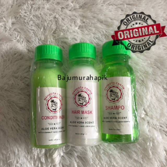 SYB Shampoo Mahkota Cantik 3in1 Aloevera Pelurus Rambut