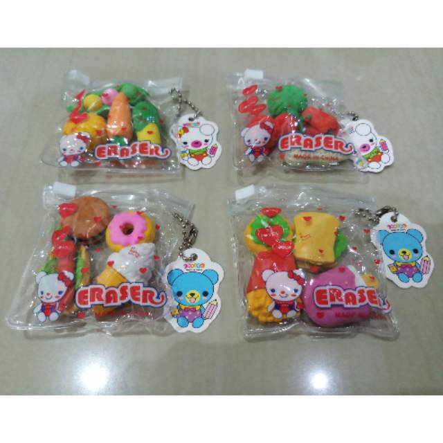 

Penghapus Fancy / Penghapus Karakter / Penghapus Lucu / Penghapus Bentuk Sayur Buah