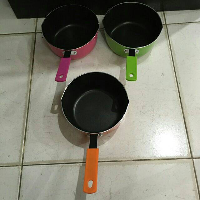 Panci susu teflon warna