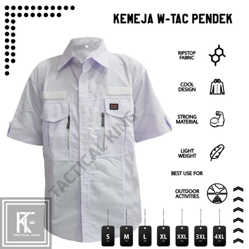 Kemeja Tactical W TAC Lengan Pendek