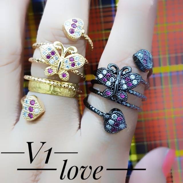 Cincin kupu per pcs