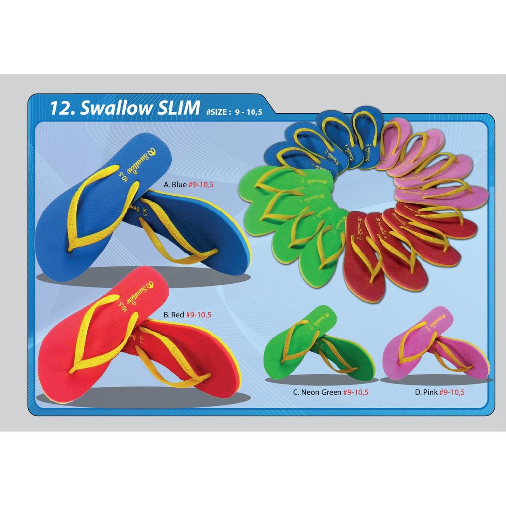 Sandal Jepit Wanita Swallow Original Slim (Bisa Eceran)