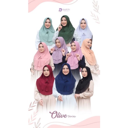 Hijab Olive ORI Daffi
