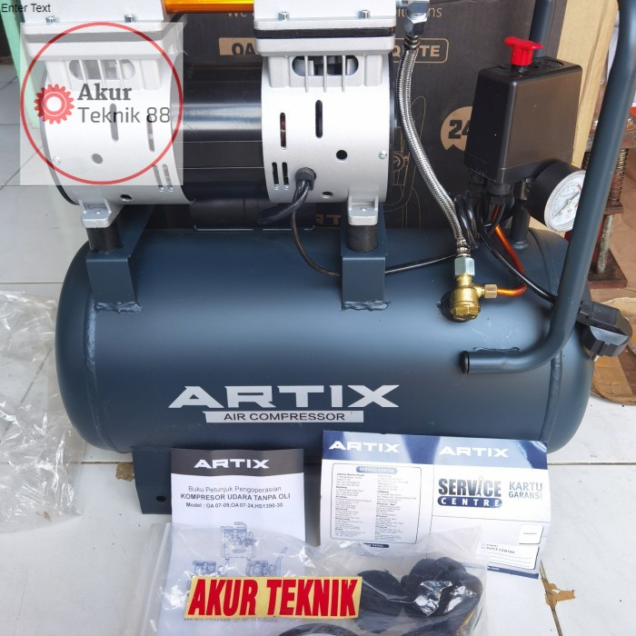 kompressor angin listrik 1 HP 24 liter ARTIX OA 1024