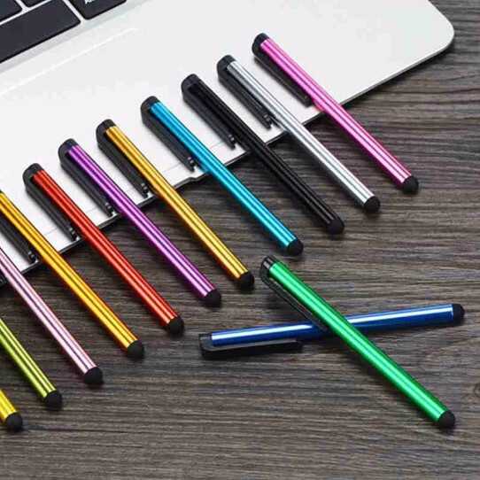 Stylus Pen Aluminium untuk Smartphone &amp; Tablet - Black