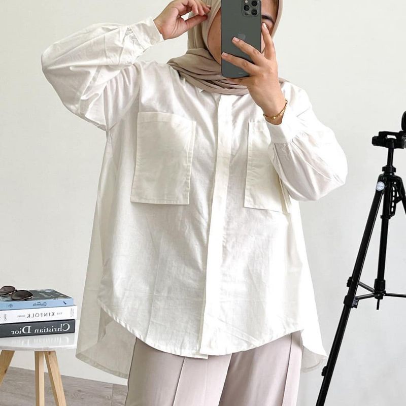 KEMEJA POCKET JAZLYN SHIRT//MGC JAZLYN SHIRT PREMIUM//KALINA SHIRT