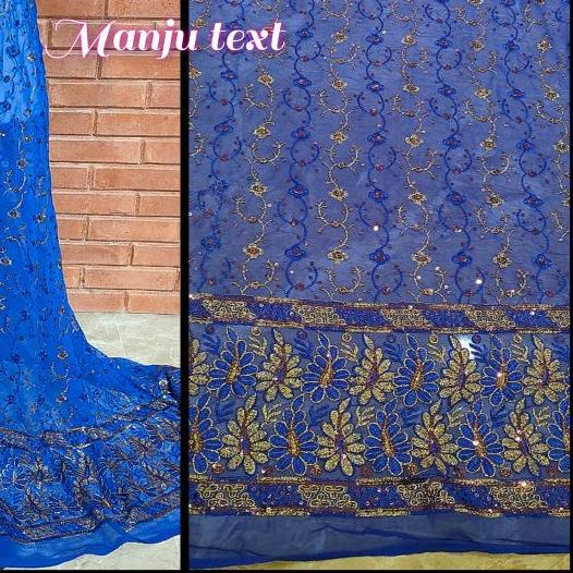 ❆ Kain Sari India / bahan Sari India TERBARU ●