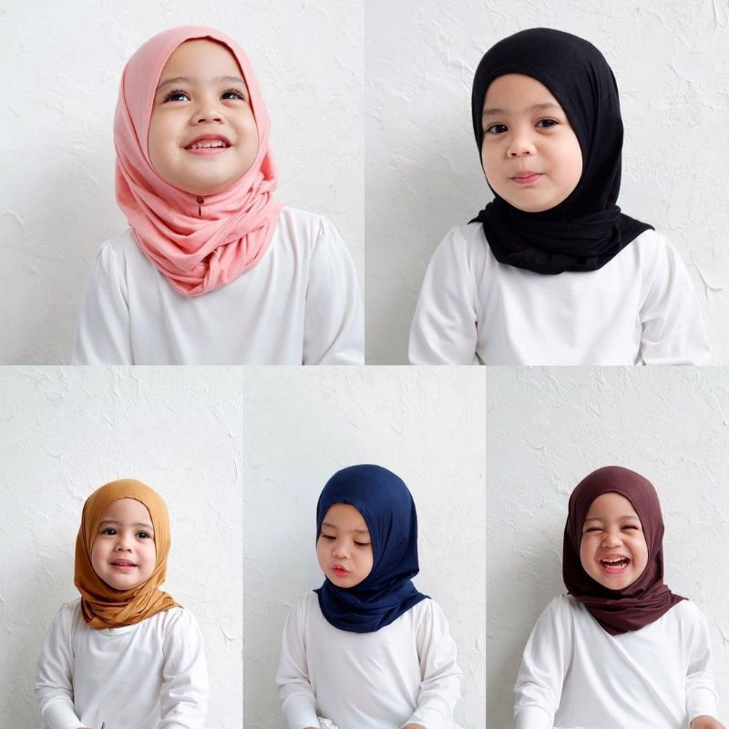 Pasmina Instan Anak/Pasmina Jersey Instan/Pasmina Anak