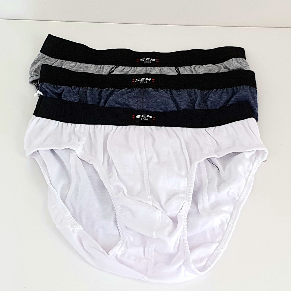 Celana Dalam / Underwear Pria SEM (Dari Pabrik Golden Nick) 003 (Penjualan per 3 Pieces)