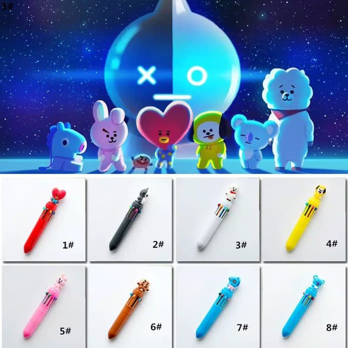 

MURAH PULPEN BTS BANYAK WARNA WARNI / PULPEN BTS 10 WARNA BERBEDA