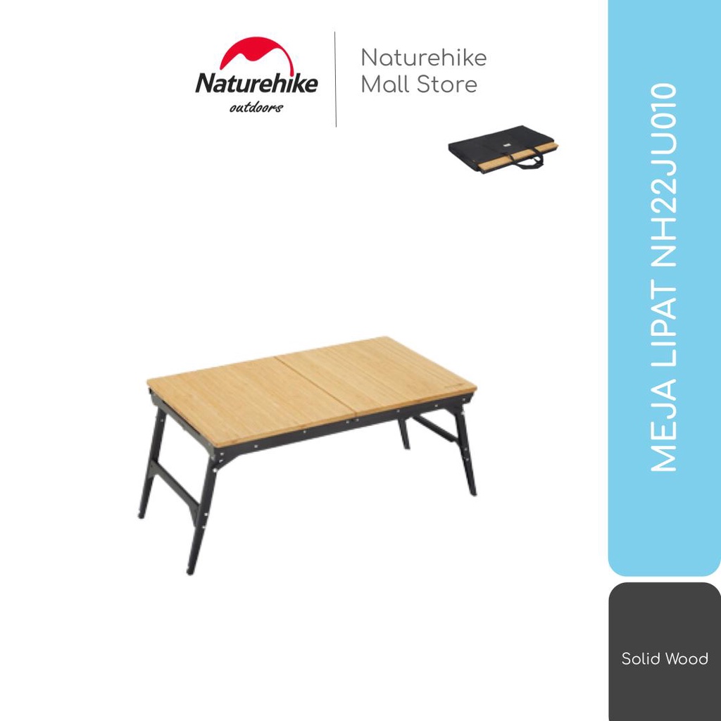 MEJA LIPAT KAYU PORTABLE CAMPING OUTDOOR NATUREHIKE NH22JU010