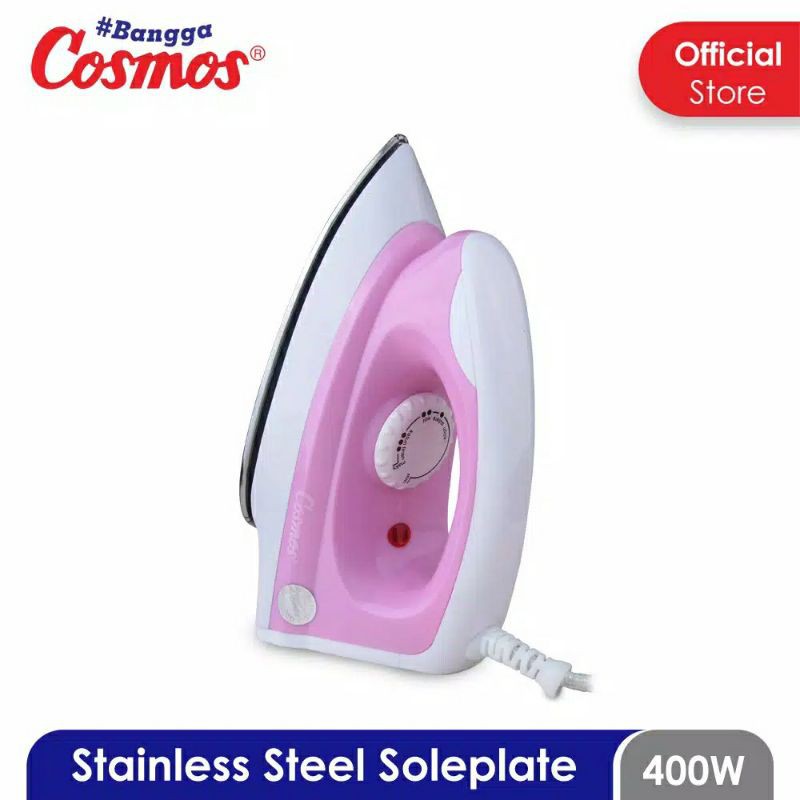 Cosmos Setrika Listrik Dry Iron CIS 428 - CIS428 Gosokan Baju Anti Lengket