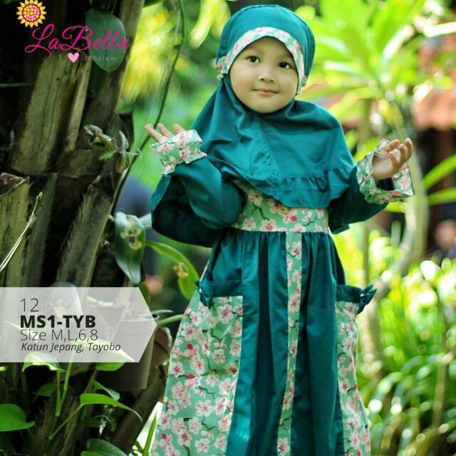 BAJU GAMIS LABELLA/GAMIS ANAK PEREMPUAN
