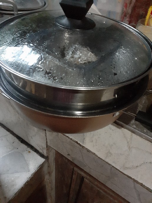 Panci Steamer/ Panci Pengukus Lubang Besar Kukus Stainless Steel 28cm Cooking Pot