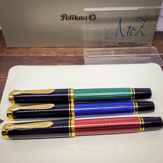 

[[COD]] Pelikan M400 Souveran Fountain Pen 14k Gold Nib not Lamy SALE Kode 783