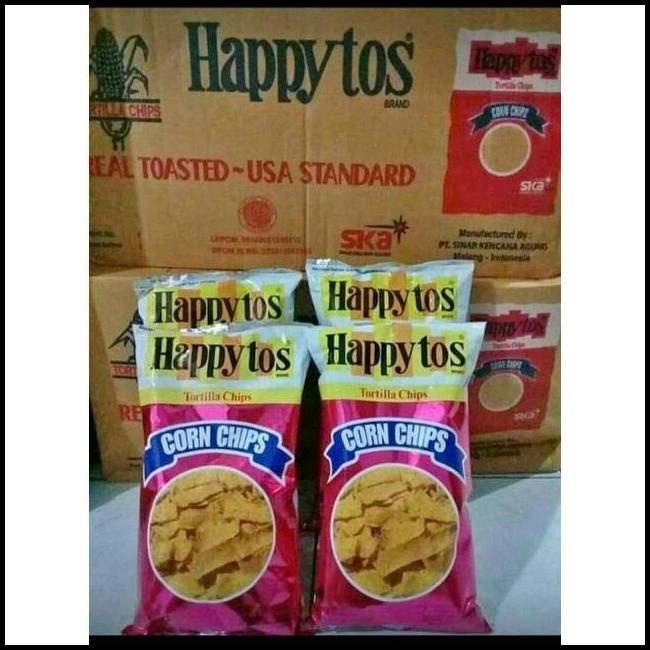 

Grosir Happytos Merah 160 Gr Kripik Jagung Bakar 1 Dus Tortilla Chips