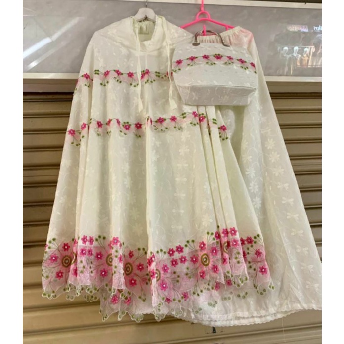 Mukena Katun paris/Mukena Bordir/Mukena Premium