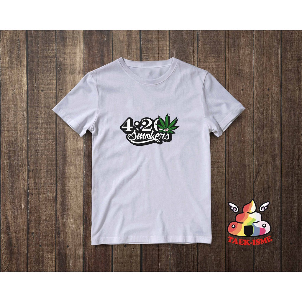 Kaos/ Baju/ Tshirt Pria, Lelaki, Ganja, Cannabis, Marijuana H