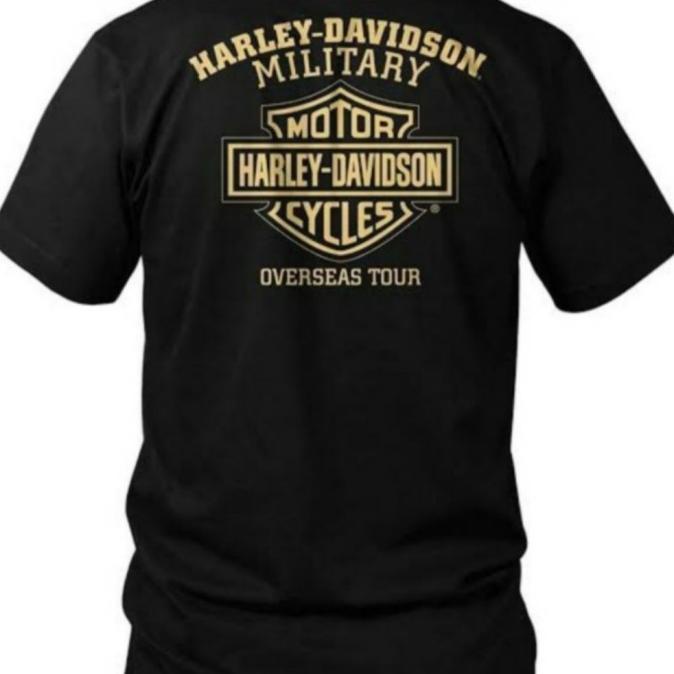 KAOS BAJU HARLEY DAVIDSON MILITARY PRIA WANITA KAOS ANAK MOTOR