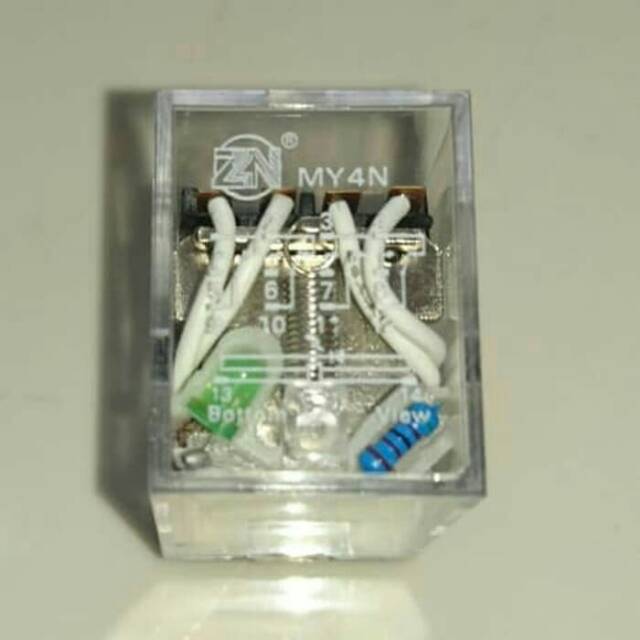 Relay MY4N DC 24v 14 Pin / 14 Kaki
