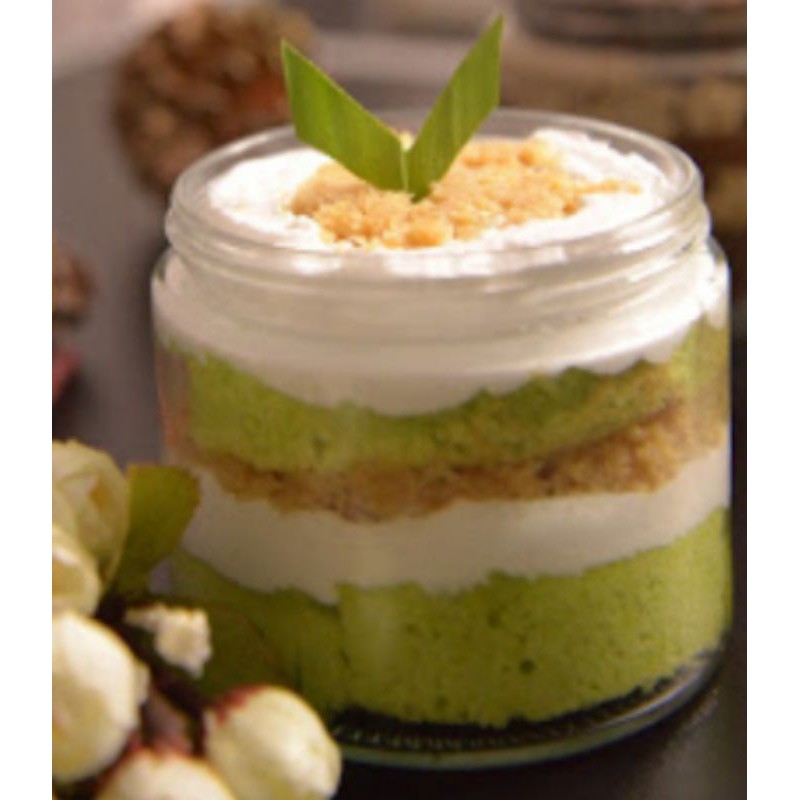 

Klepon cake in jar