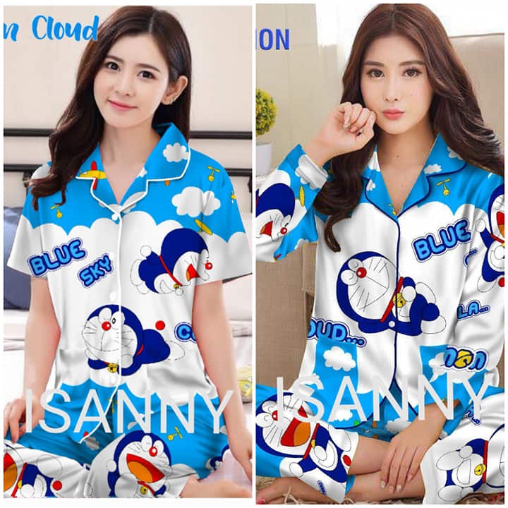 ISANNY PIYAMA SET PP SIZE.L/PIYAMA KARAKTER CP/PIYAMA MURAH/PYAMA DEWASA/ READY STOK