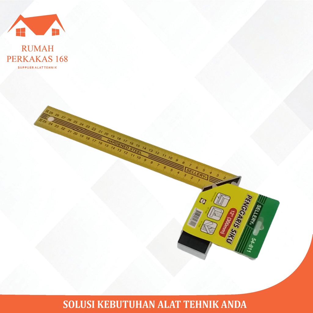 

Penggaris Siku Sellery 12" 54-811 / Siku tukang 12" Sellery