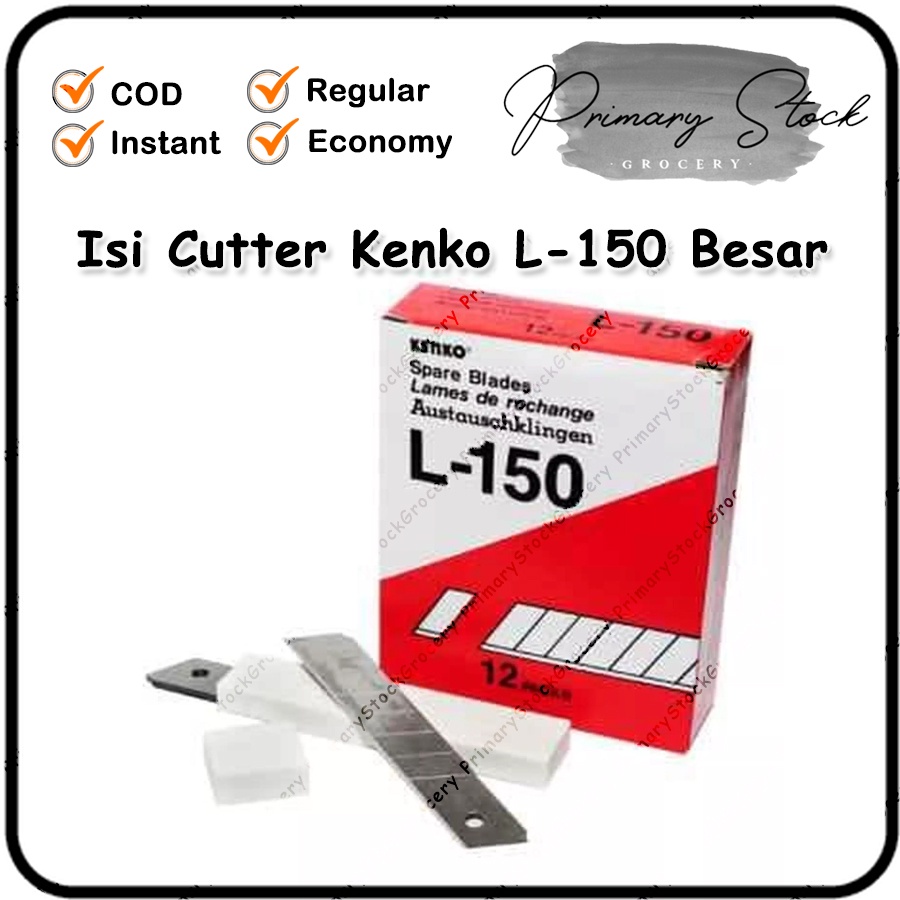 

Refill Isi Cutter Besar L 150 500 Kenko Pisau Kater L-150 L500