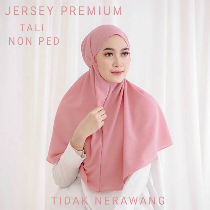 TERMURAH HIJAB JERSEY PREMIUM TALI JILBAB INSTAN SALMA KHIMAR INSTANT / W / READY GROSIR KERUDUNG BPL M KIDS T TEEN  J  XL  JUMBO JENIRA PAMELA FAMELY SALWA MARYAM RANNI UMI-2