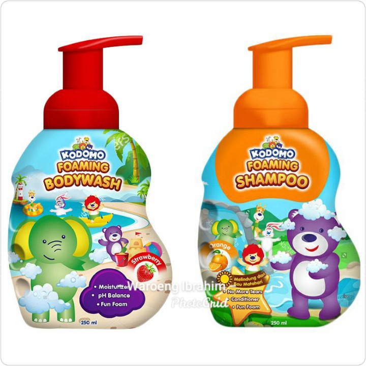 Kodomo Bodywash Foam Botol 250ml