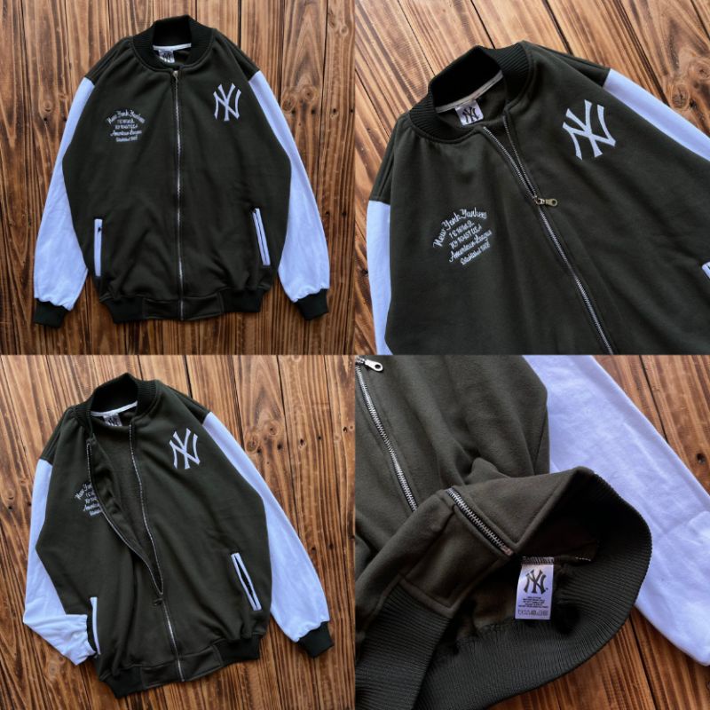 VARSITY YANKEES NY /JAKET BASEBALL /JAKET NBA /JAKET LOGO BORDIR /JAKET WANITA HIGH QUALITY (cod)