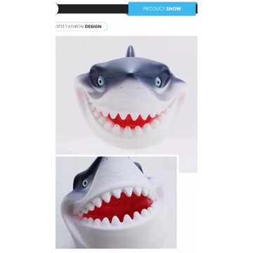 HZ Sea Shark Hand Puppet 3D Glove / Sarung Tangan Ikan Hiu / Mainan Anak Sarung Tangan