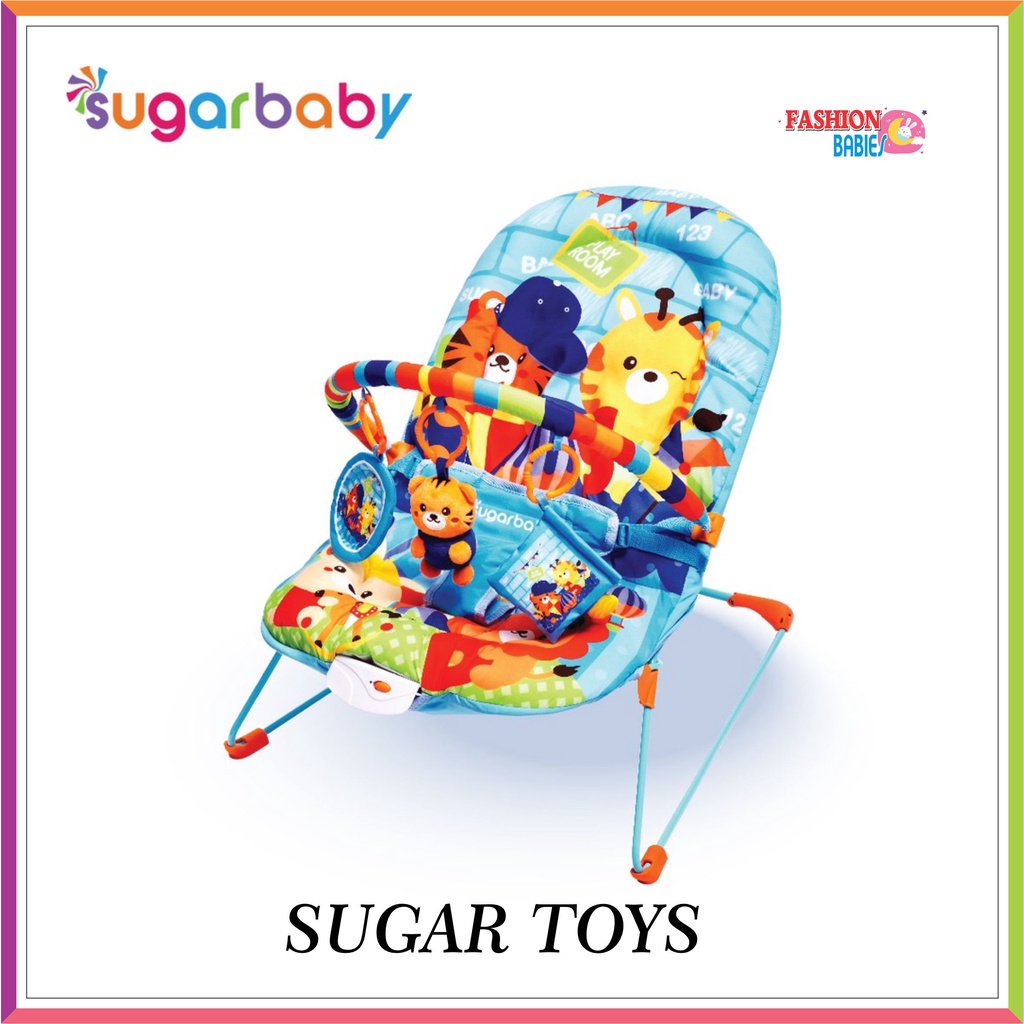 SUGAR BABY BOUNCER DELUXE MUSICAL VIBRATION | SUGARBABY BOUNCER ( FREE BUBBLE WRAP )