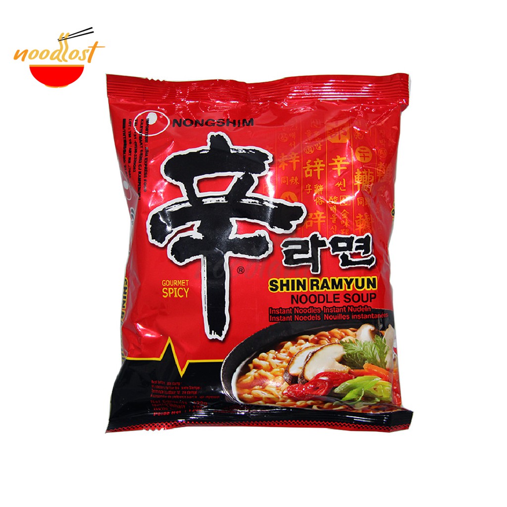 

NONGSHIM SHIN RAMYUN INSTANT NOODLE 120 GRAM - MIE INSTANT SHIN RAMYUN